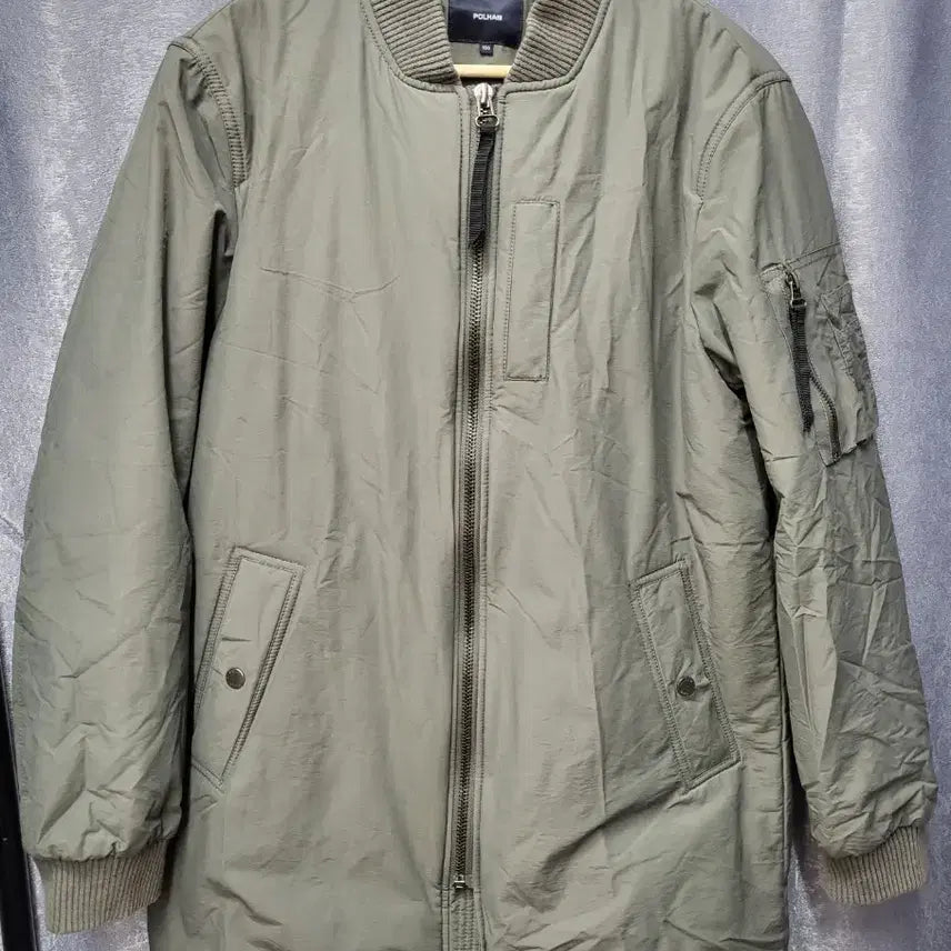 [SOLD OUT] POLHAM 폴햄 롱점퍼 카키색 100(공용)