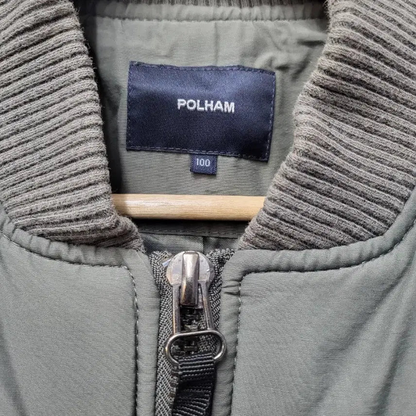 [SOLD OUT] POLHAM 폴햄 롱점퍼 카키색 100(공용)