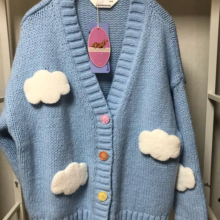 [BUNJANG] Peter Alexander Cloud Knit Cardigan / 피터 알렉산더 구름 니트 가디건