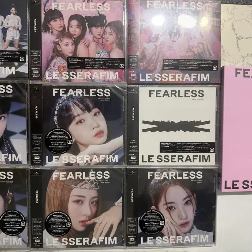 [BUNJANG] LE SSERAFIM FEARLESS Japan Bundle Set / (미개봉) 르세라핌 FEARLESS Japan 일괄