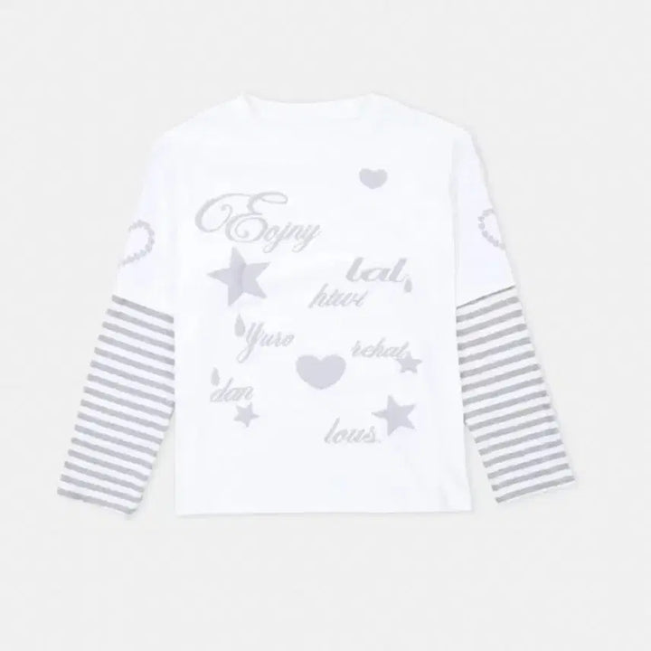 [BUNJANG] Nuov Layered Long Sleeve T-Shirt / 누아브 레이어드 긴팔 티셔츠
