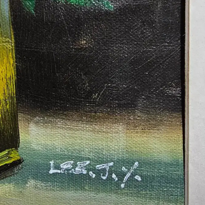 [BUNJANG] Rose Oil Painting in Vintage Frame / 장미 유화작품