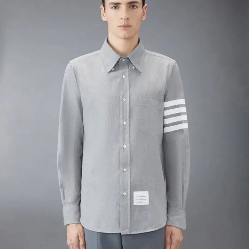 [BUNJANG] Thom Browne 4-Bar Chambray Shirt / 톰브라운 샴브레이 4-바 셔츠
