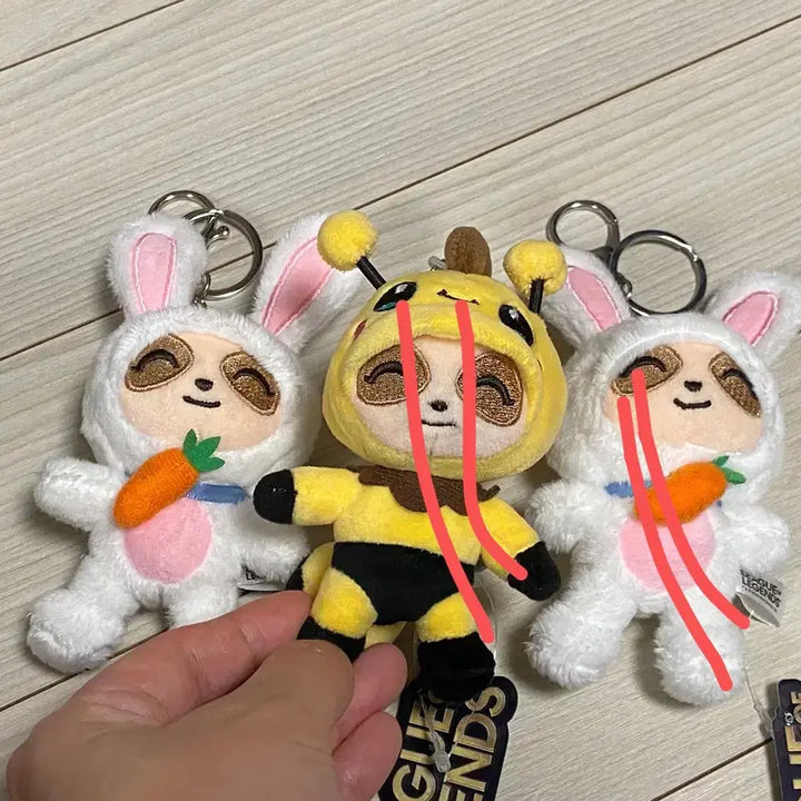 [BUNJANG] League of Legends Teemo Keyring Plush / 리그오브레전드 티모 키링 인형