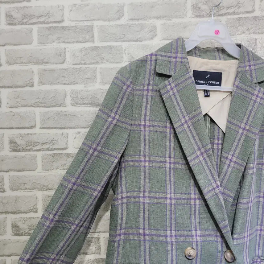 [BUNJANG] Checkered Jacket Size 55 / ㄹ252 체크 자켓 55