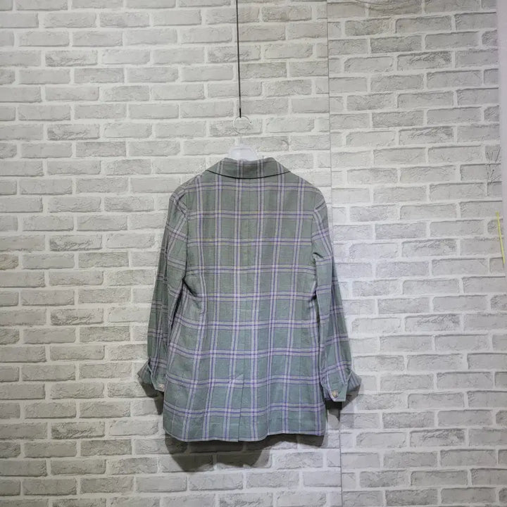 [BUNJANG] Checkered Jacket Size 55 / ㄹ252 체크 자켓 55