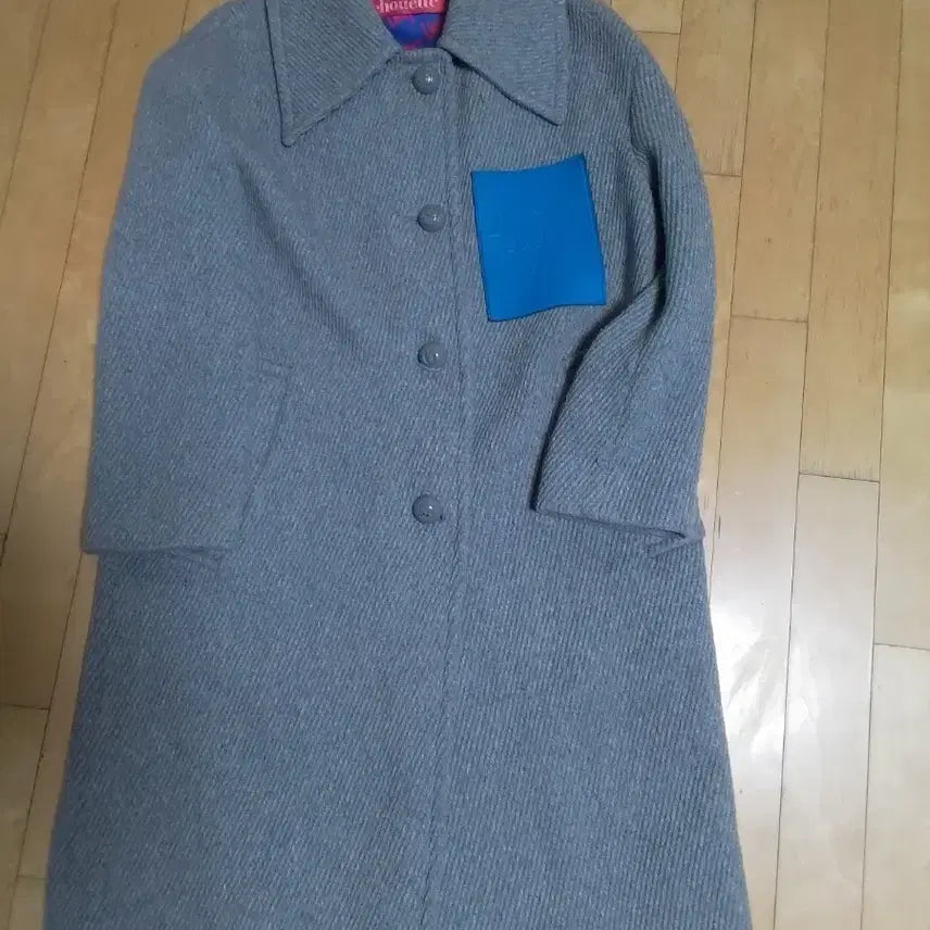 [BUNJANG] Lucky Chouette Long Coat (Size 66-77) / 럭키슈에뜨. 롱코트 (66~77)