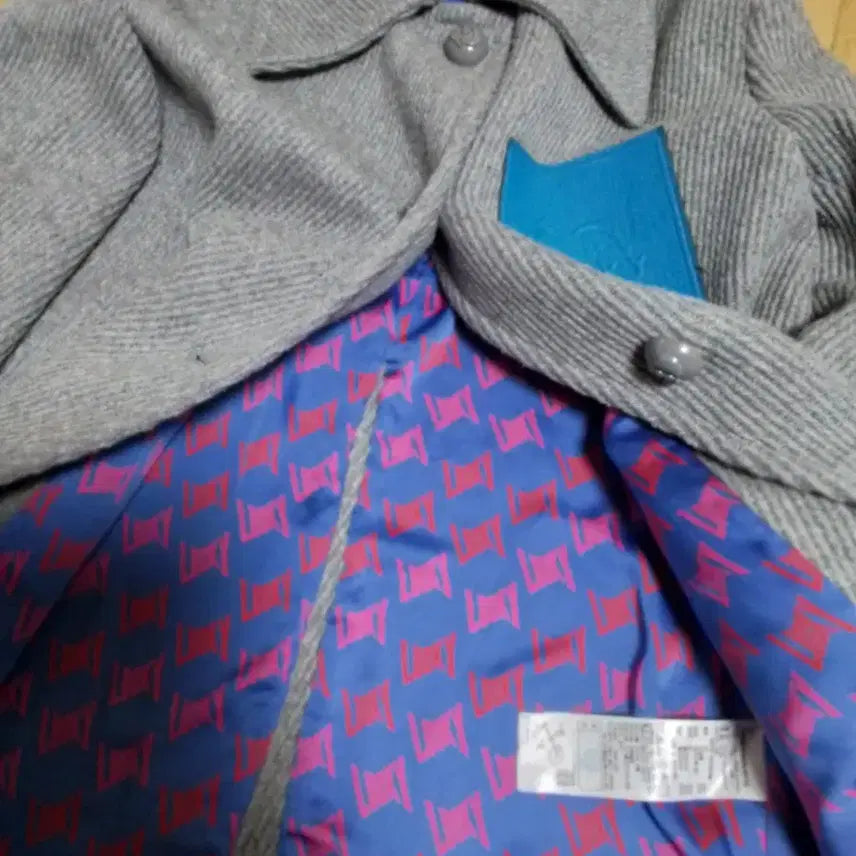 [BUNJANG] Lucky Chouette Long Coat (Size 66-77) / 럭키슈에뜨. 롱코트 (66~77)