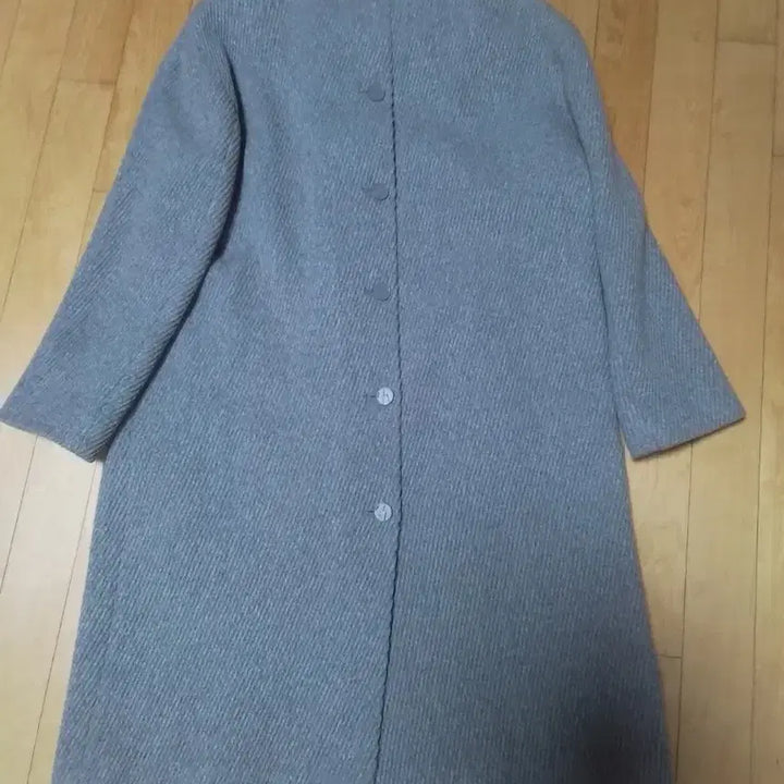 [BUNJANG] Lucky Chouette Long Coat (Size 66-77) / 럭키슈에뜨. 롱코트 (66~77)