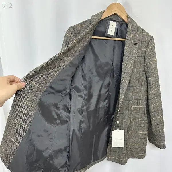 [BUNJANG] Max Studio Women's Check Jacket (New) / 맥스스튜디오 여성 체크 자켓 (미착용새제품) 구88
