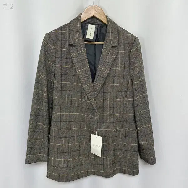 [BUNJANG] Max Studio Women's Check Jacket (New) / 맥스스튜디오 여성 체크 자켓 (미착용새제품) 구88