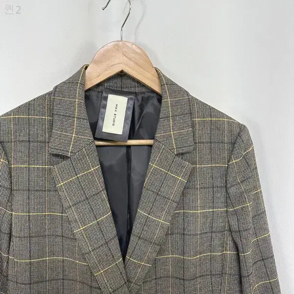 [BUNJANG] Max Studio Women's Check Jacket (New) / 맥스스튜디오 여성 체크 자켓 (미착용새제품) 구88