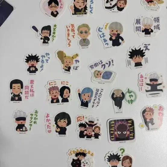 [BUNJANG] Jujutsu Kaisen Irasutoya Sticker Collection / 주술회전 이라스토야 스티커 모음