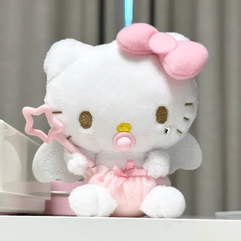 [SOLD OUT] 헬로키티 베이비엔젤키티 마스코트인형 키링 베이비키티 엔젤키티