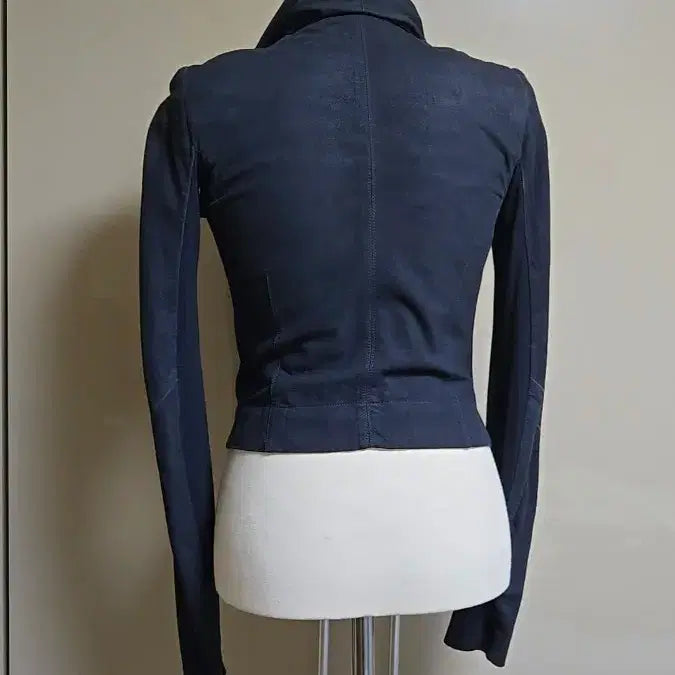 [BUNJANG] Rick Owens Leather Jacket / 새상품/릭오웬스[정품]블루 가죽자켓/40