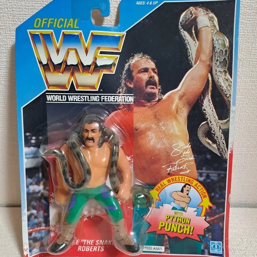[BUNJANG] Hasbro WWF Jake 'The Snake' Roberts Action Figure / 올드토이[ 하스브로 ] WWF 영실업 피규어 고전완구 장난감