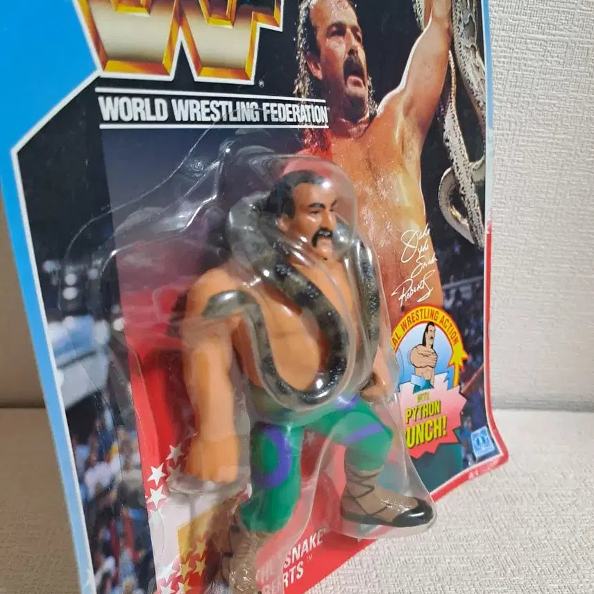 [BUNJANG] Hasbro WWF Jake 'The Snake' Roberts Action Figure / 올드토이[ 하스브로 ] WWF 영실업 피규어 고전완구 장난감