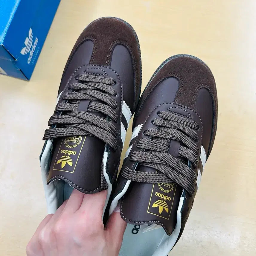 [BUNJANG] Adidas Samba OG Dark Brown Sneakers / 새상품 240 아디다스 삼바 OG 다크 브라운 클레이 브라운 정품