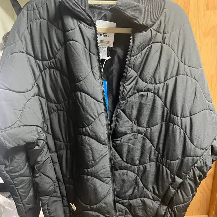 [BUNJANG] Adidas Black Quilted Jacket / 아디다스 블랙 퀼팅 자켓