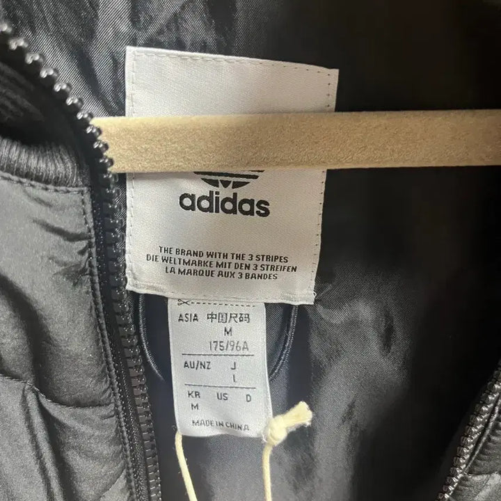 [BUNJANG] Adidas Black Quilted Jacket / 아디다스 블랙 퀼팅 자켓