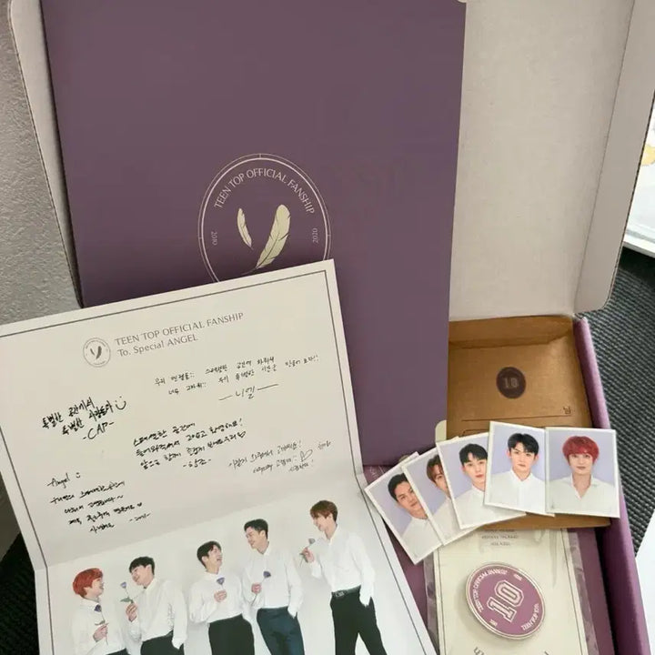 [BUNJANG] Teen Top 10th Anniversary Special Angel Set / 틴탑 10주년 팬십 Special Angel 세트