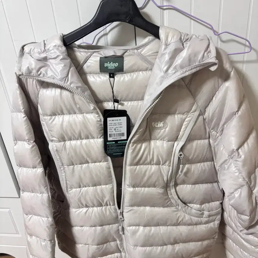 [BUNJANG] Vidiojagi Vicky Lightweight Duck Down Jacket / 비디오자키 비키 경량 덕 다운 라이트 그레이 S 사이즈