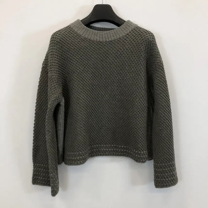 [BUNJANG] System Wool Blend Waffle Knit Sweater / 시스템 한섬 울 와플니트 FREE