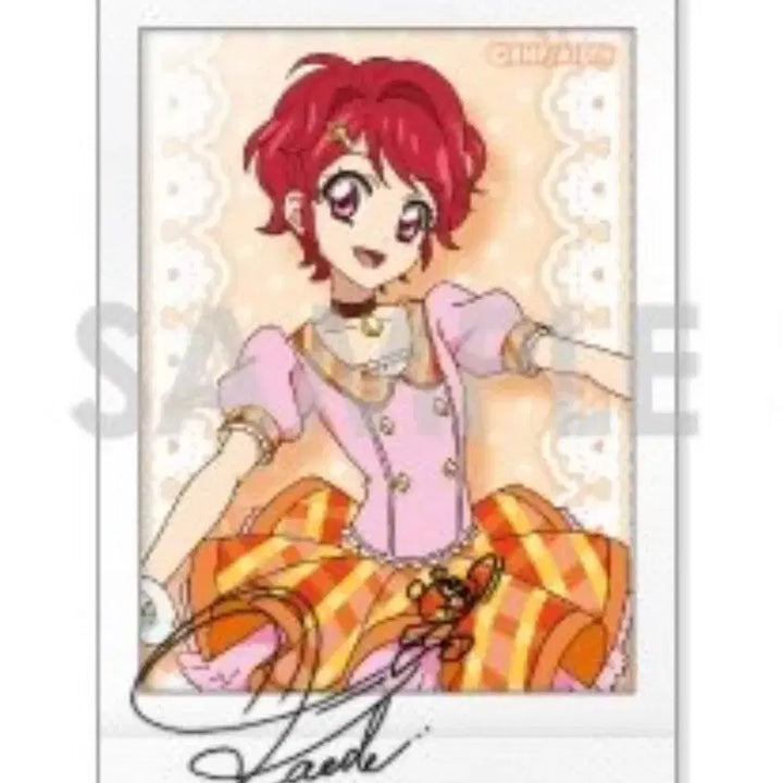 [BUNJANG] Aikatsu! Ai Stars! Collection Stage Coord Kaede Aimi Signed Cheki School Look / 아이카츠 아이엠스타 컬렉션 스테이지코디 카에데 에이미 싸인 체키 스쿨룩