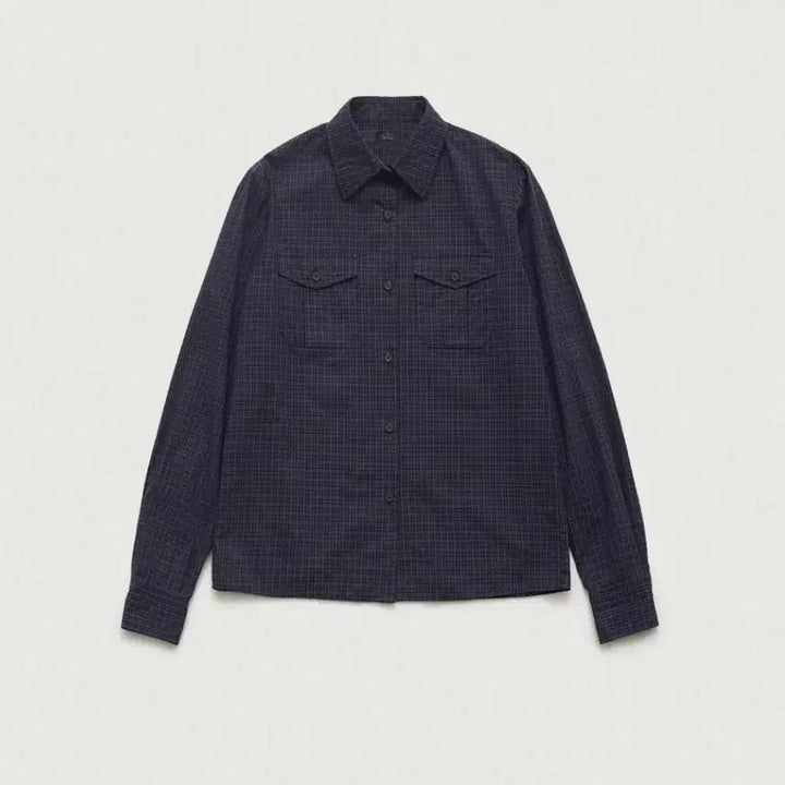 [BUNJANG] TheBarnet Townie Check Shirt Navy / 더바넷 townie 체크 셔츠 네이비