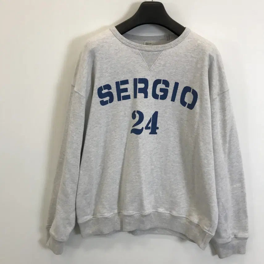 [BUNJANG] SERGIO Soccer Sweatshirt [M] / 토마스모어 SERGIO 세르지오 사커스웻 [M]