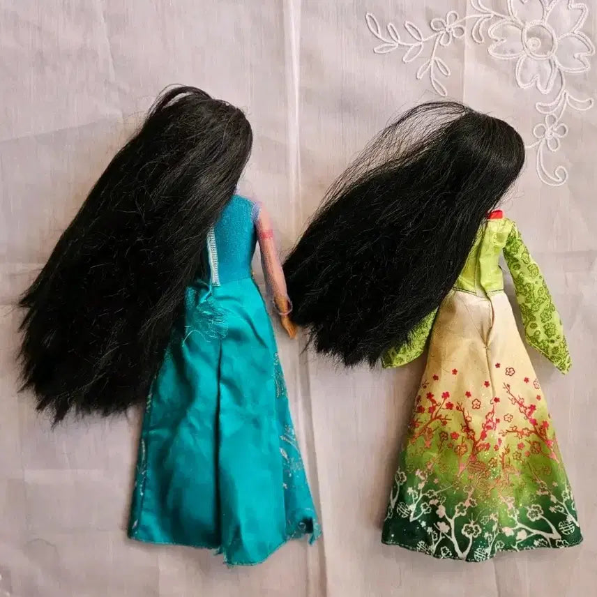 [BUNJANG] Disney Pocahontas Mulan Classic Doll Set / 빈티지 디즈니인형세트 포카혼타스 뮬란 클래식돌