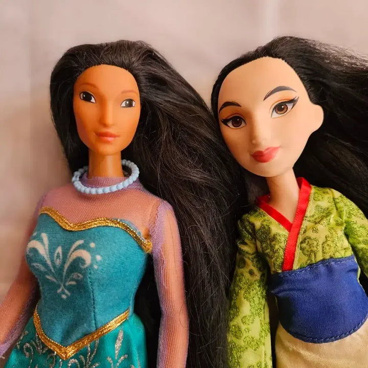 [BUNJANG] Disney Pocahontas Mulan Classic Doll Set / 빈티지 디즈니인형세트 포카혼타스 뮬란 클래식돌