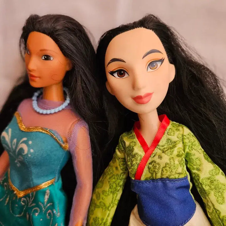 [BUNJANG] Disney Pocahontas Mulan Classic Doll Set / 빈티지 디즈니인형세트 포카혼타스 뮬란 클래식돌