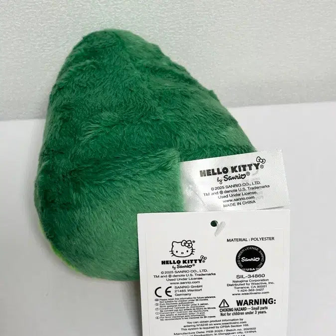 [BUNJANG] Hello Kitty Avocado Kitty Mascot Keyring / 헬로키티 아보카도키티 마스코트인형 키링 미국한정키티 태닝키티 야채키티