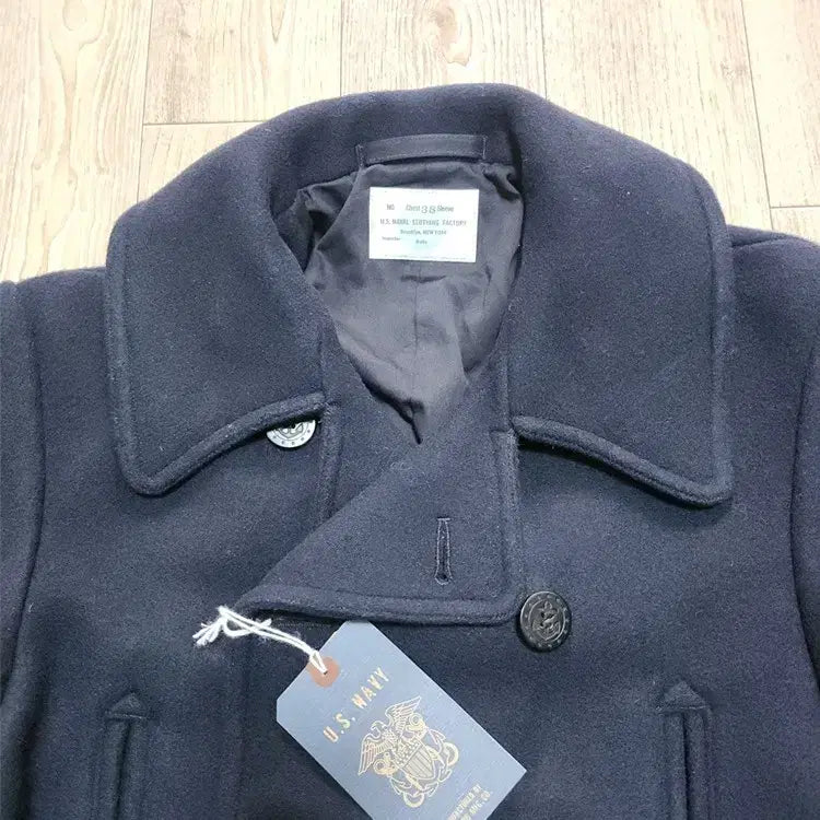 [BUNJANG] Bronson USN Navy Pea Coat / 브론슨 USN 네이비 피코트