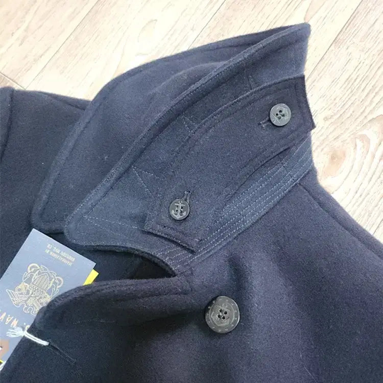 [BUNJANG] Bronson USN Navy Pea Coat / 브론슨 USN 네이비 피코트
