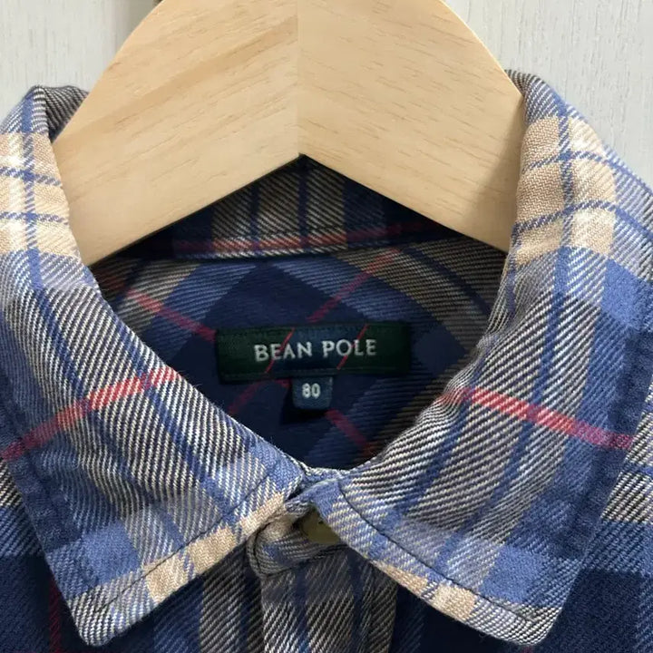 [BUNJANG] Beanpole Check Shirt Size 80 / 빈폴 체크 남방ㅡ80사이즈(가슴둘레78cm/키165cm 기준)