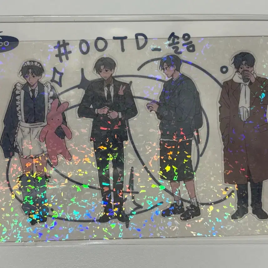 [BUNJANG] Broadcast Photocard Set + Keyring / 괴담출근 엽서 + 스티커+ 키링