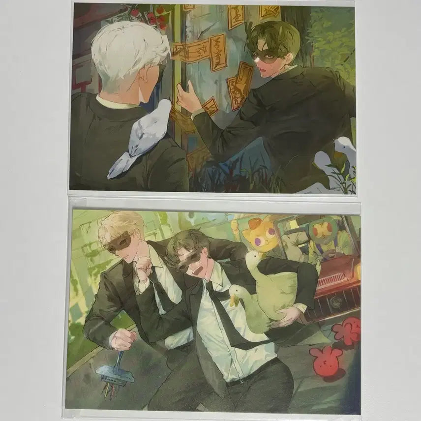 [BUNJANG] Broadcast Photocard Set + Keyring / 괴담출근 엽서 + 스티커+ 키링