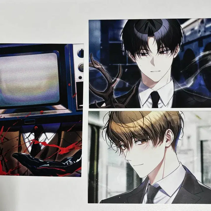 [BUNJANG] Broadcast Photocard Set + Keyring / 괴담출근 엽서 + 스티커+ 키링