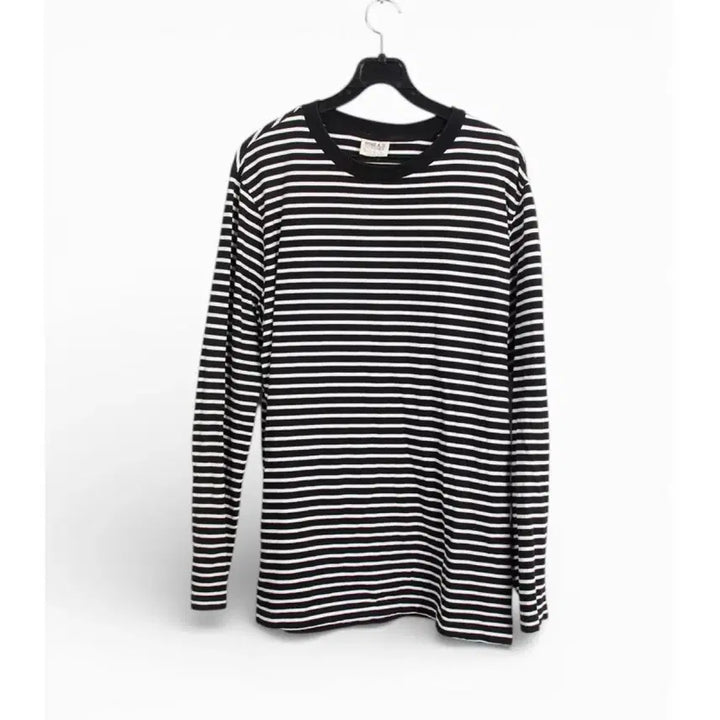 [BUNJANG] Vintage King M Striped Knit BK / A-99 후아유 M 단가라 스트 니트 BK 빈티지킹