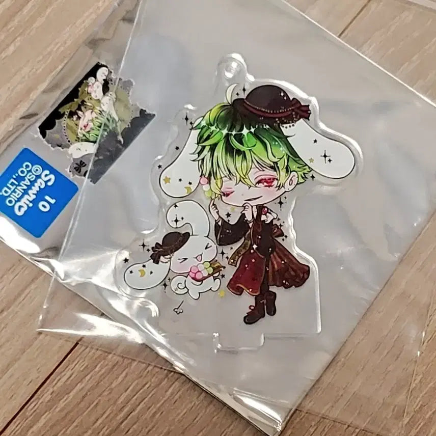 [BUNJANG] Hanamaru Sanrio SD Akust Acrylic Stand (Star Base) Akuneko Devil Butler / 하나마루 산리오 sd 아쿠스타 (별받침) 아쿠네코 악마집사