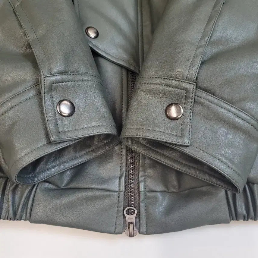 [BUNJANG] STANDARD Leather Blouson Jacket - M / STANDARD 레더 블루종 자켓 M