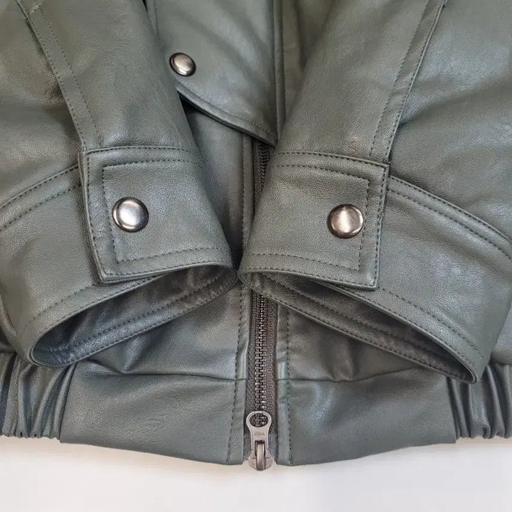 [BUNJANG] STANDARD Leather Blouson Jacket - M / STANDARD 레더 블루종 자켓 M