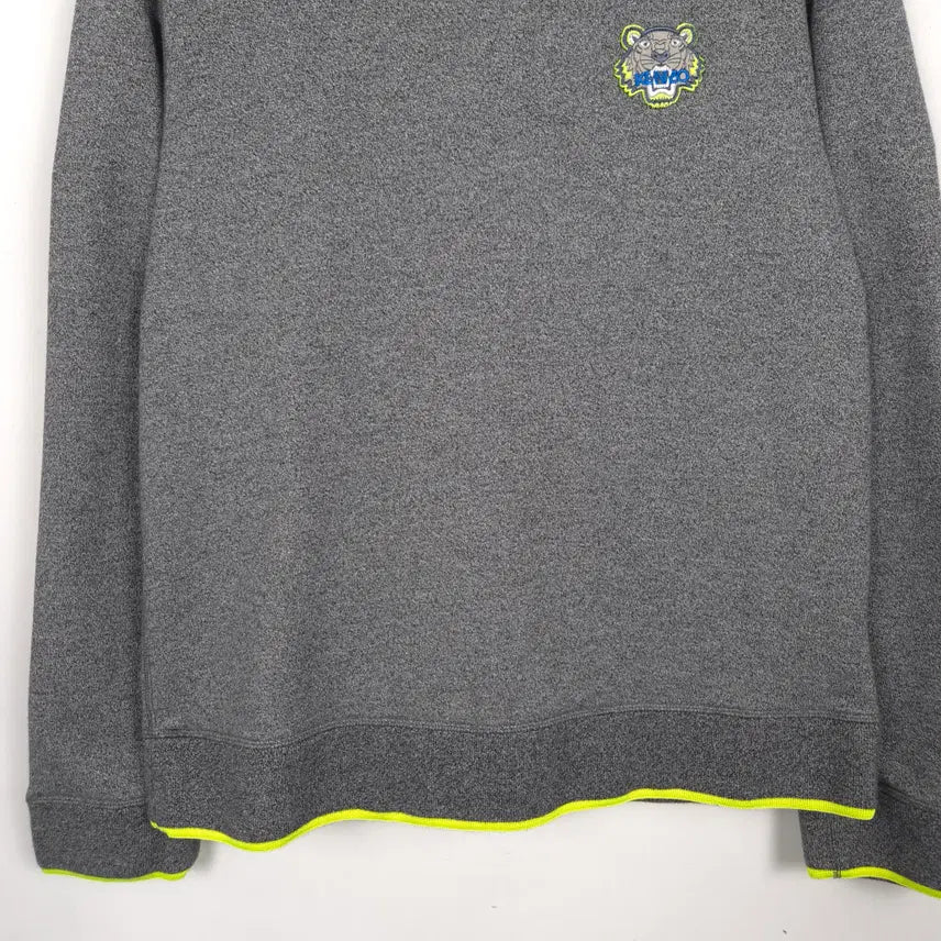 [BUNJANG] Kenzo Gray Tiger Patch Sweatshirt / [100-105] 겐조 그레이 타이거 패치 스웨트셔츠