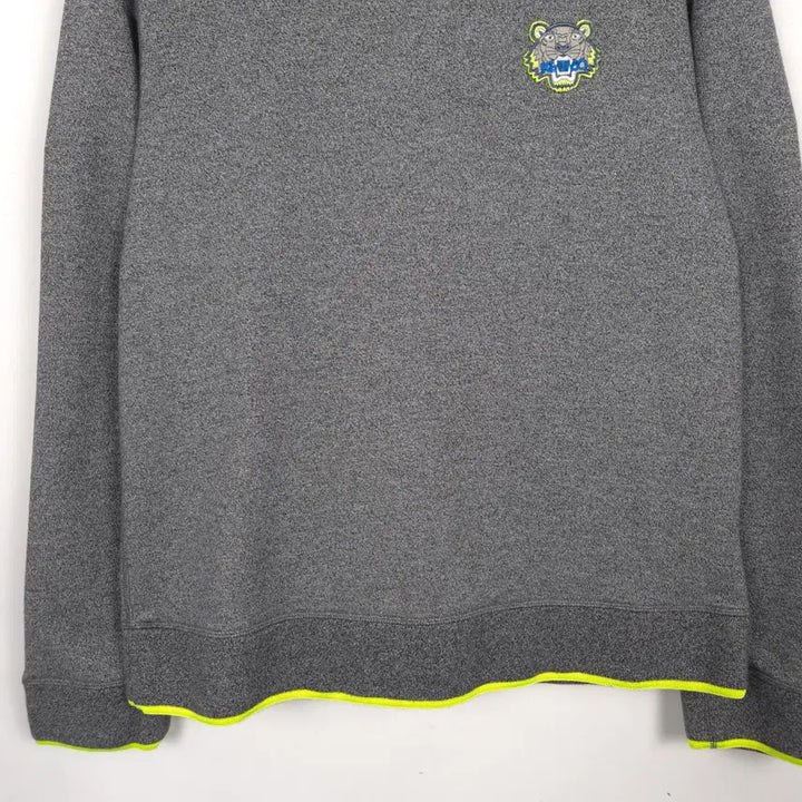 [BUNJANG] Kenzo Gray Tiger Patch Sweatshirt / [100-105] 겐조 그레이 타이거 패치 스웨트셔츠