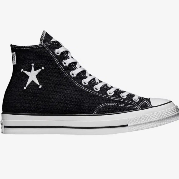 [BUNJANG] Converse x Stussy Chuck 70 High Black / [250] 컨버스 x 스투시 척 70 하이 블랙 새상품