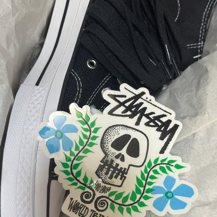 [BUNJANG] Converse x Stussy Chuck 70 High Black / [250] 컨버스 x 스투시 척 70 하이 블랙 새상품