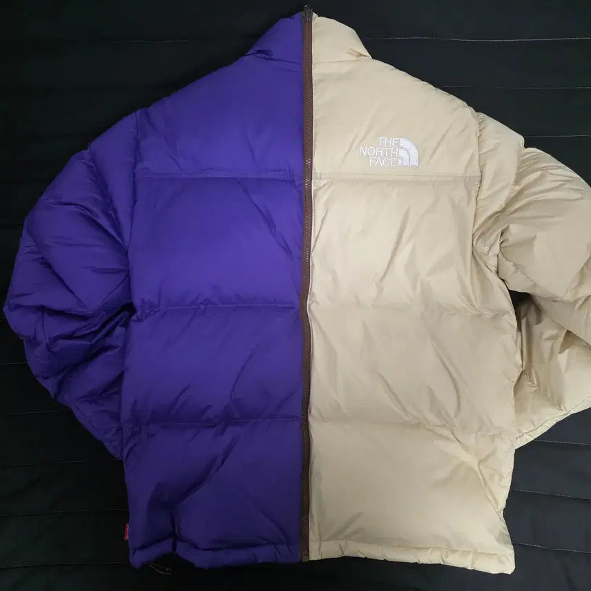 [BUNJANG] Supreme x The North Face Split Nuptse Jacket Tan / 슈프림 x 노스페이스 스플릿 눕시 자켓 탄 - 24SS S사이즈
