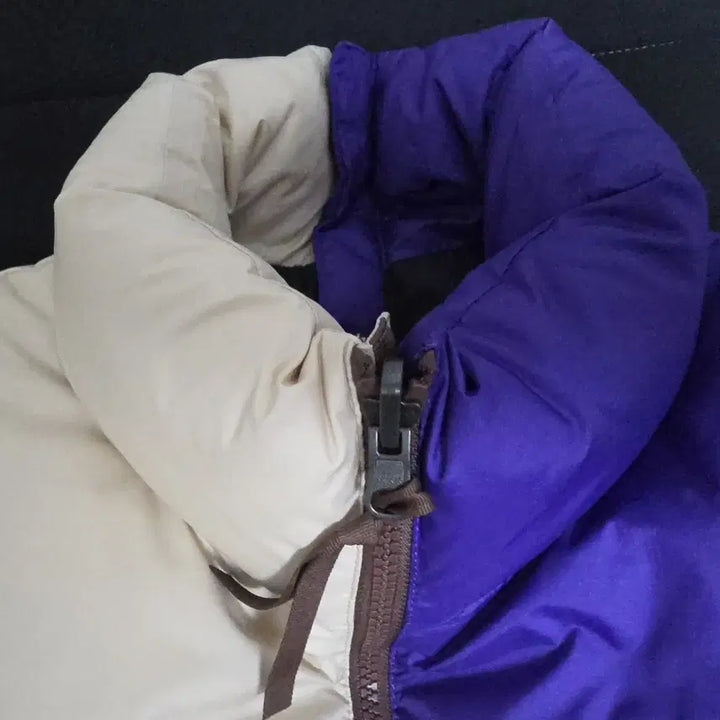 [BUNJANG] Supreme The North Face Split Nuptse Jacket - 24SS (Tan) / 슈프림 x 노스페이스 스플릿 눕시 자켓 탄 - 24SS S사이즈